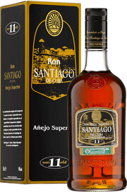 Ром Сантьяго де Куба Anejo Superior 11 лет, в подарочной коробке, 0.7 л