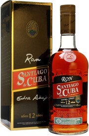 Ром Сантьяго де Куба, Anejo Superior 12 лет, в подарочной коробке, 0.7 л