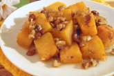 Тыква с сахаром в духовке