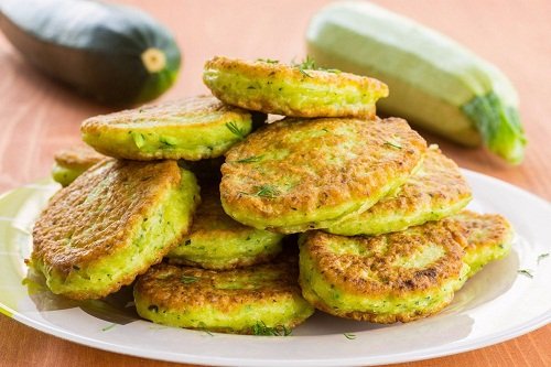 Картофельные оладьи с кабачками