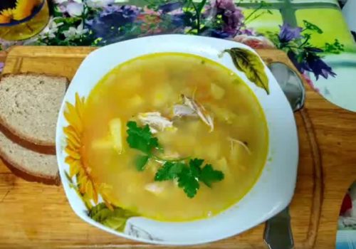 Курино-гороховый суп