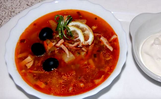 с капустой