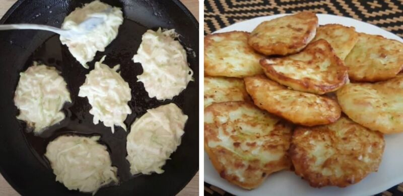 рецепт блинов с кабачками