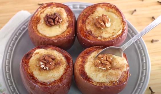 яблоки запеченные с сыром